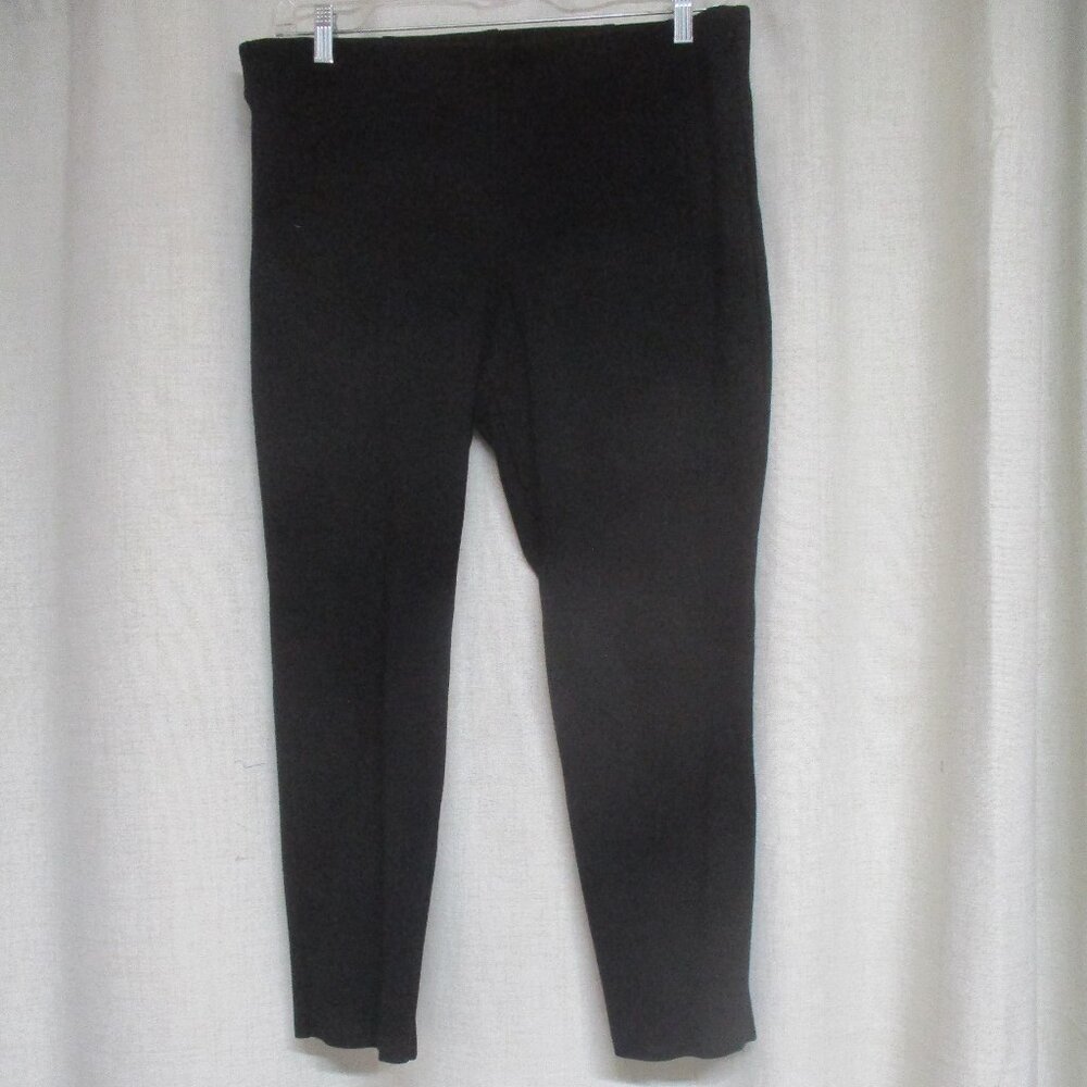 CHICOS black all stretch comfort fit pull on dress pants